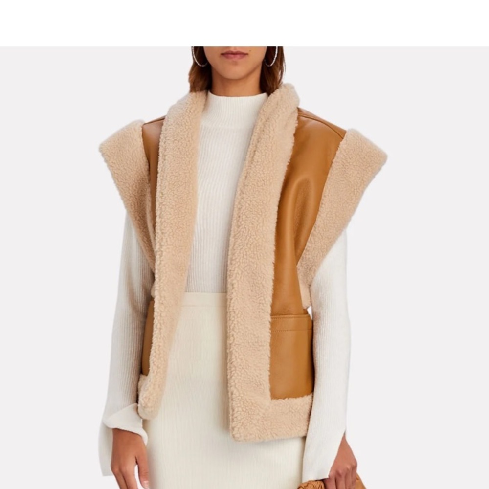 A.L.C shearling fur vest never worn